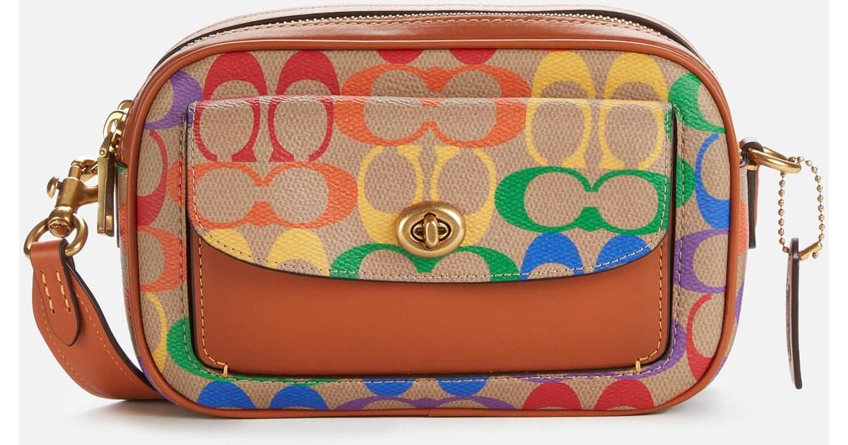 COACH Canvas Pride Signature Willow Camera Bag Lyst UK