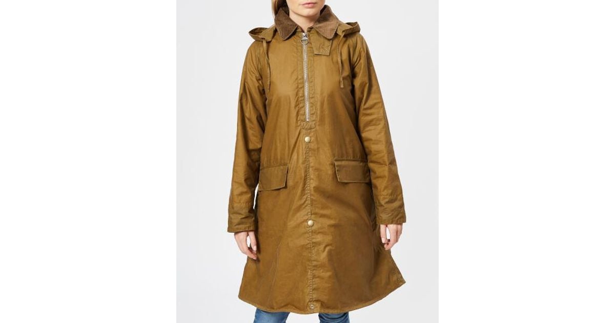 Barbour Women's Margaret Howell Wax Poncho in Natural | Lyst Canada