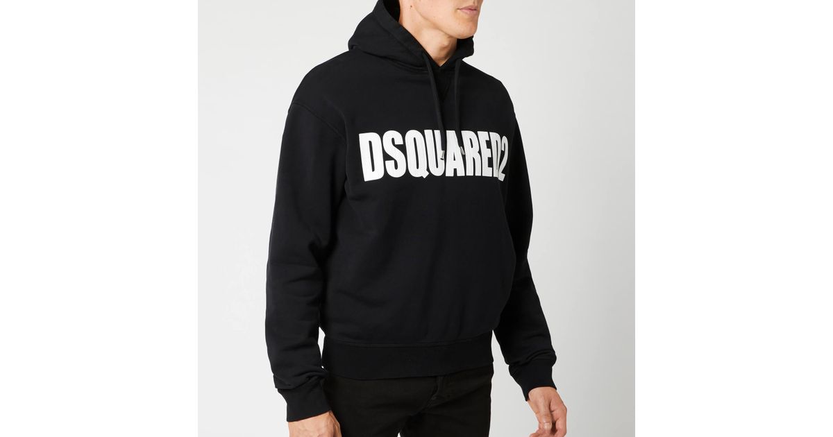 dsquared hoodie black