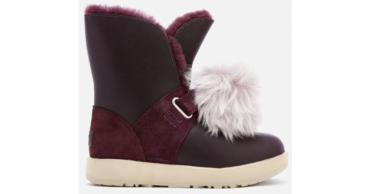 womens burgundy ugg boots