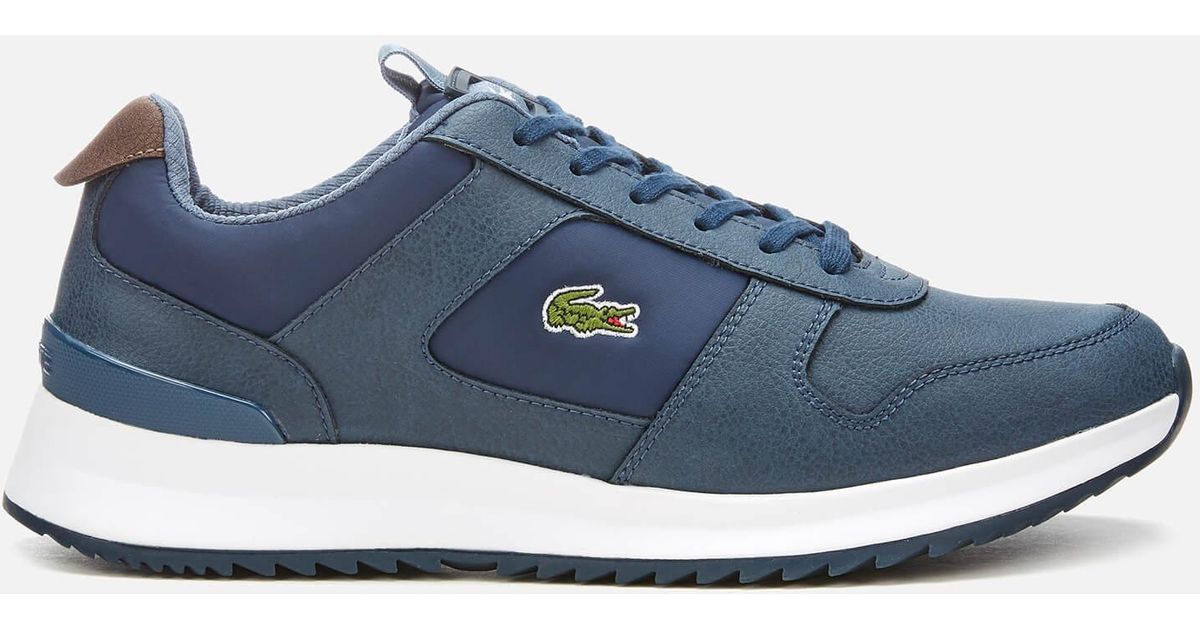 Lacoste Joggeur 2.0 318 1 Textile/leather Runner Style Trainers in Blue for  Men | Lyst Canada
