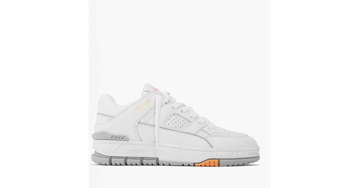 Axel Arigato Area Lo Basket Leather Trainers in White for Men | Lyst