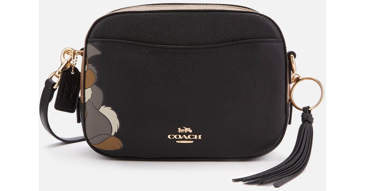 disney x coach camera bag with thumper
