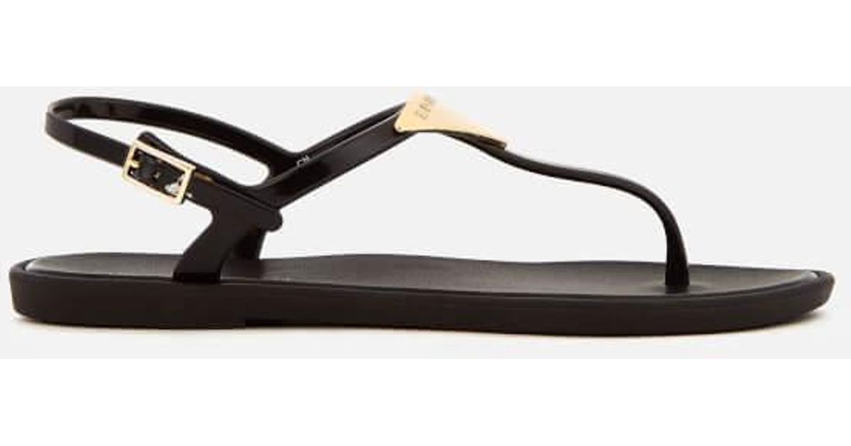 womens black jelly sandals
