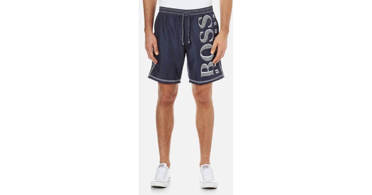 BOSS by HUGO BOSS Men's Killifish Swim Shorts in Navy (Blue) for Men - Lyst