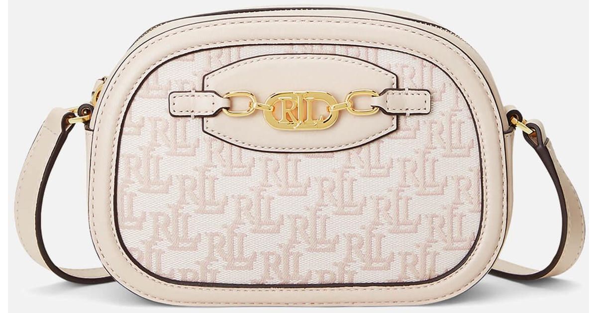 Lauren by Ralph Lauren Jordynn 20 Medium Leather Cross Body Bag in