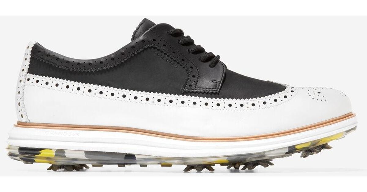 Cole Haan Leather Øriginalgrand Tour Golf Shoe in White for Men Lyst