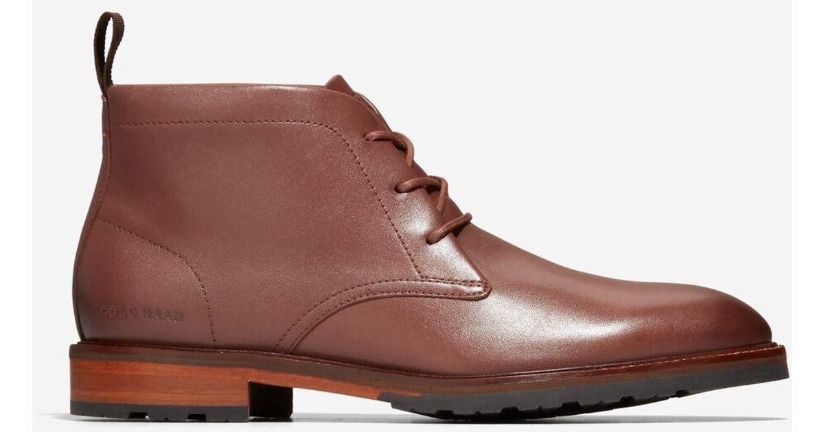 Cole Haan Men s Berkshire Lug Sole Water resistant Chukka Boot in Brown for Men Lyst