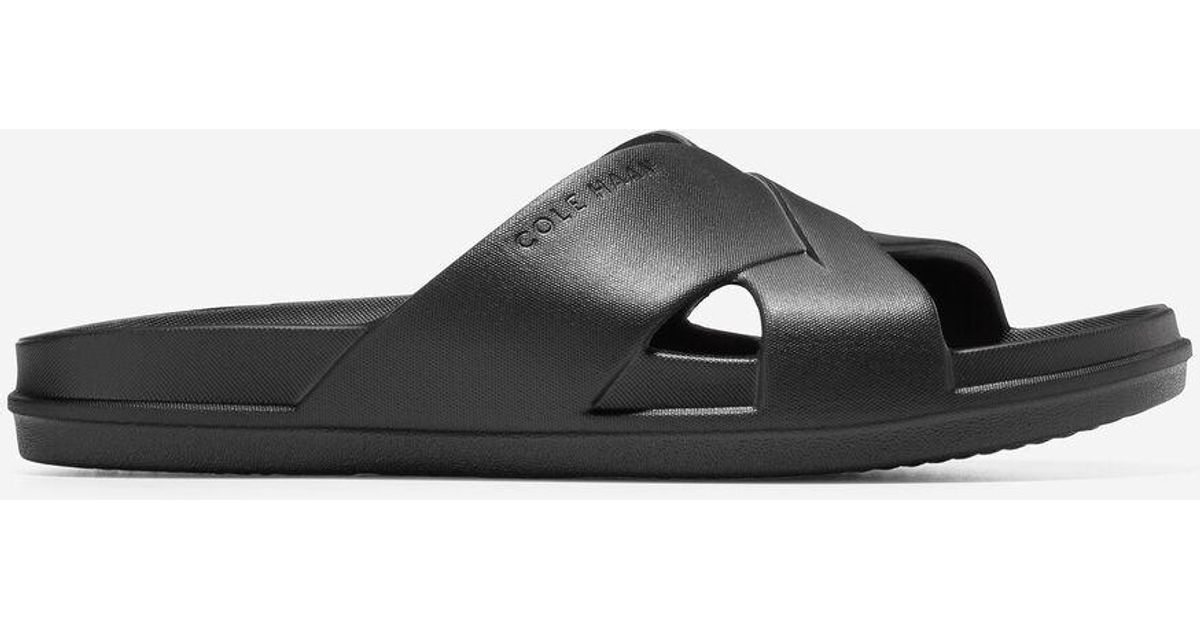 Cole Haan Rubber Findra Pool Slide in Black - Lyst