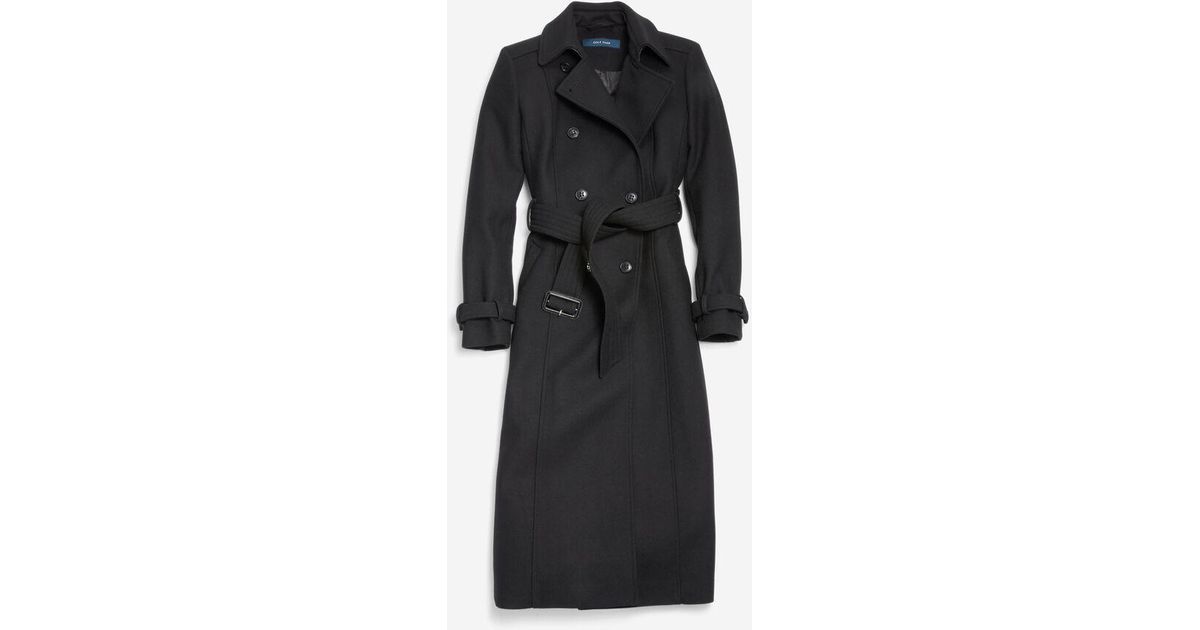Cole Haan Women's Flared Trench Coat in Black Lyst
