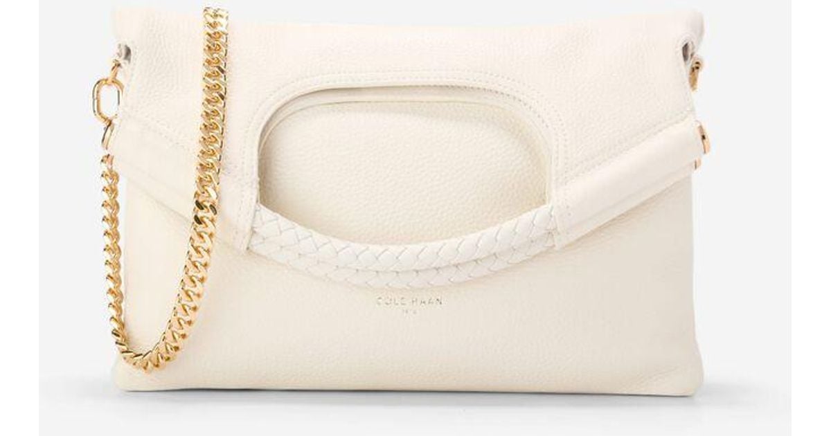 Cole Haan Women's Carolyn Foldover Tote in Natural | Lyst