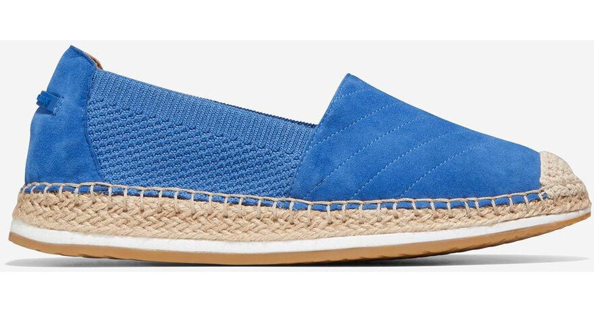 Cole Haan Rubber Women's Cloudfeel Espadrille Loafer in Bright Cobalt (Blue) | Lyst