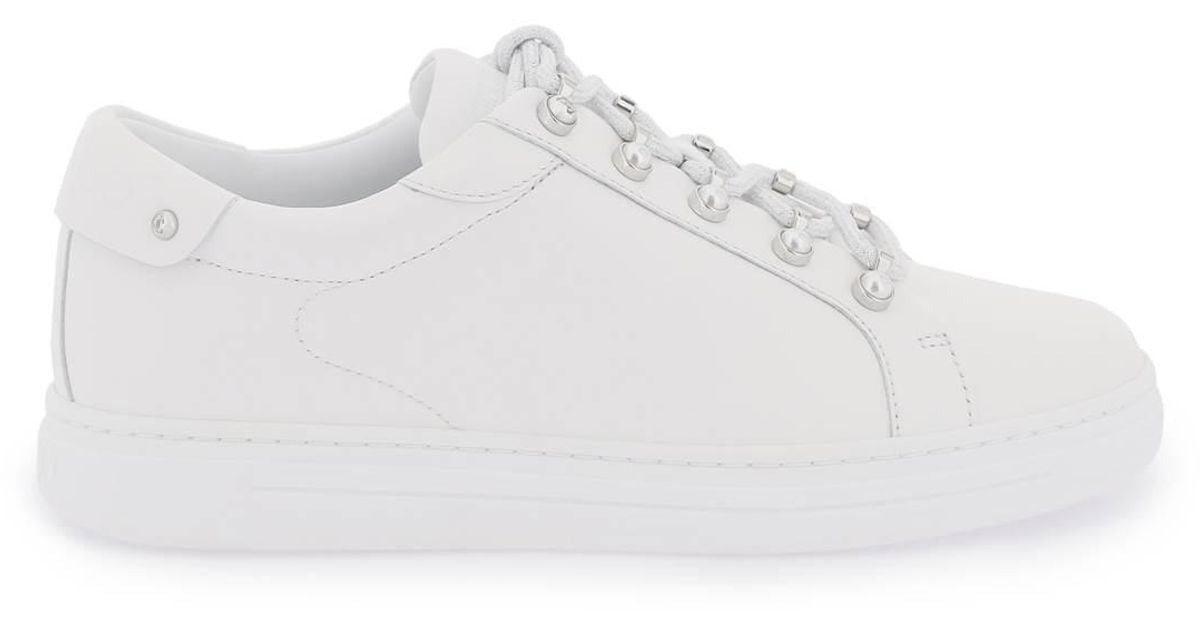 Jimmy Choo 'antibes' Sneakers in White | Lyst