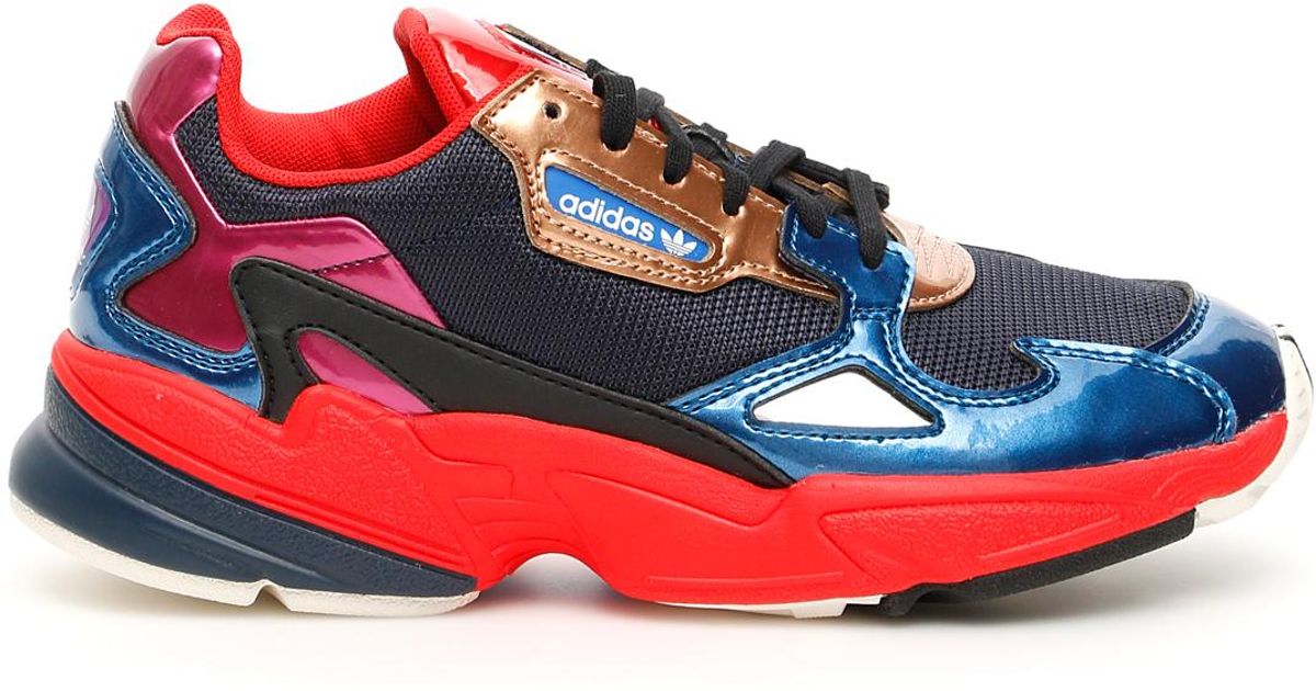red adidas falcon