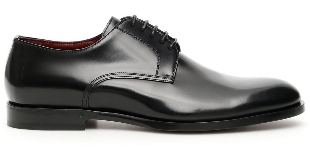 Dolce & Gabbana Leather Naples Lace-ups in Black for Men - Save 17% - Lyst