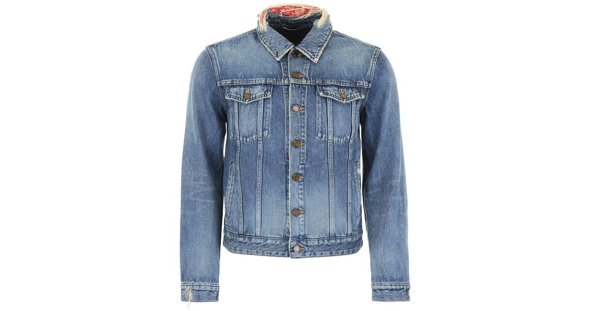 blue saint denim jacket