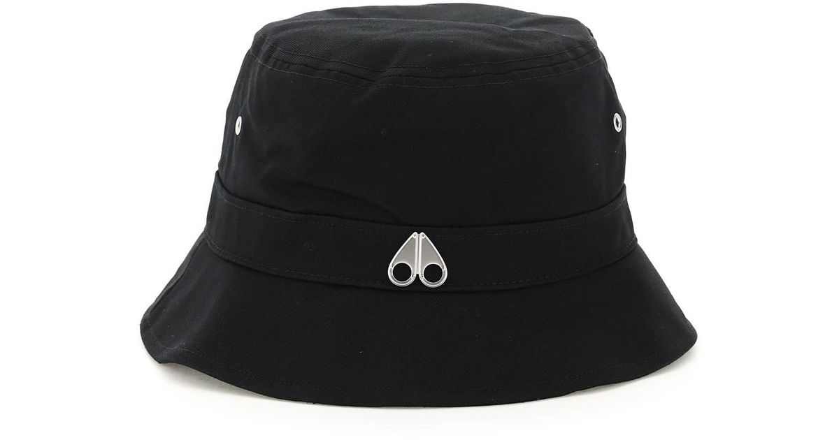 Moose Knuckles Sugar Beach Bucket Hat S/m Cotton in Black - Lyst