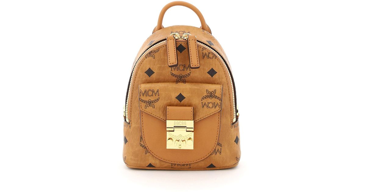 Brown MCM Visetos Patricia Crossbody Bag – Designer Revival