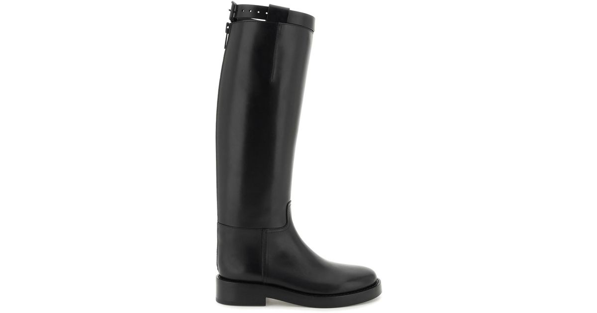 Ann Demeulemeester 'stan Riding' Boots in Black Lyst