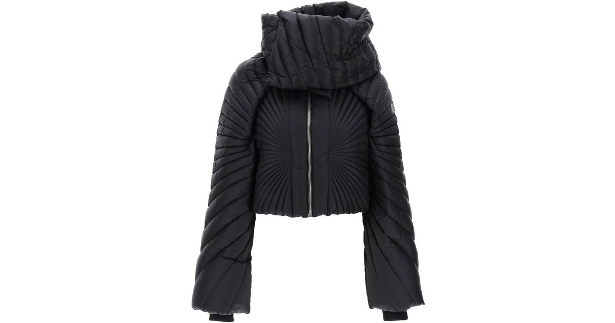 Moncler Radiance Convertible Puffer Jacket in Black Lyst UK