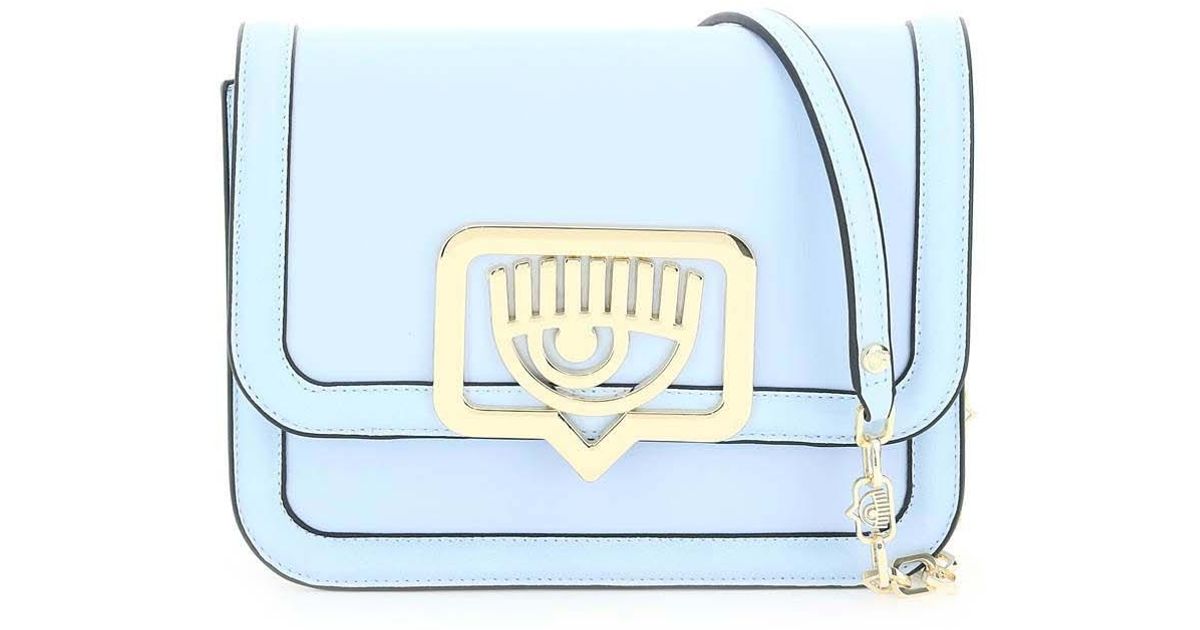Chiara Ferragni Synthetic Faux Leather And Nylon Eyelike Bag in 