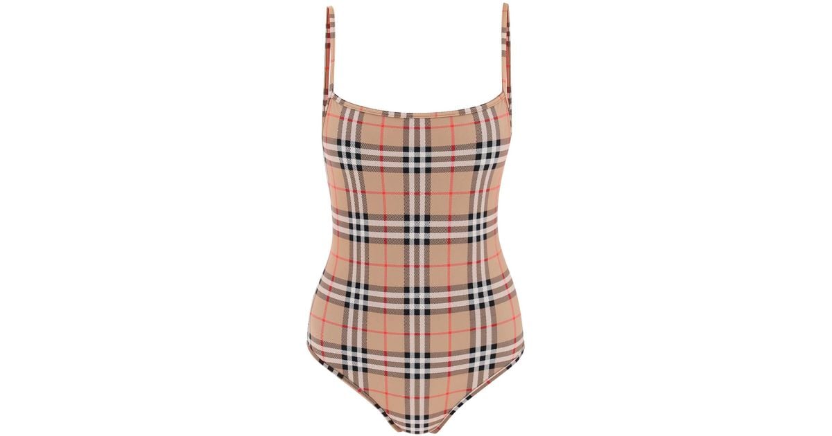 Burberry swimsuit on sale womens cheaper