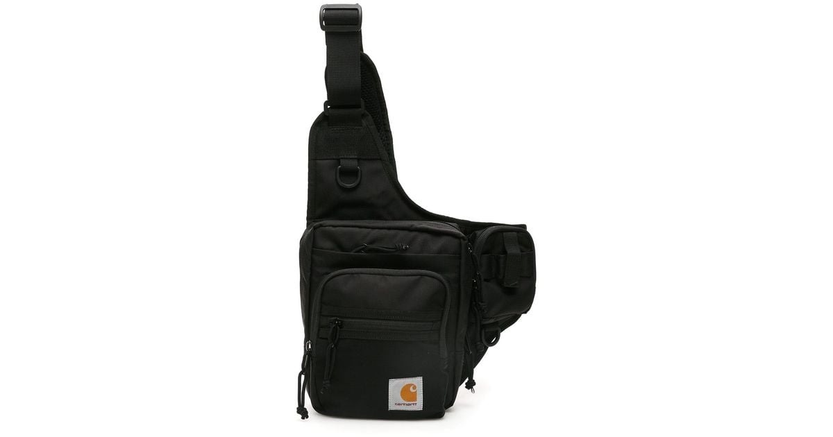 Carhartt WIP Delta Shoulder Bag (Black) at Dandy Fellow