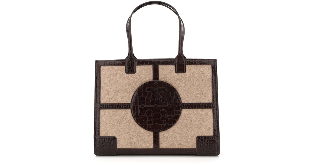 Tory burch ella flannel tote sale