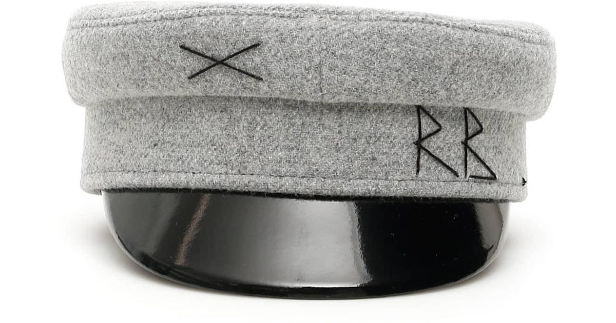 Rb Embroidery Baker Boy Hat 