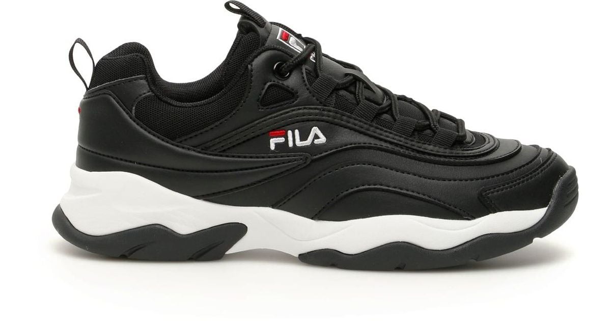 fila ray low wmn black