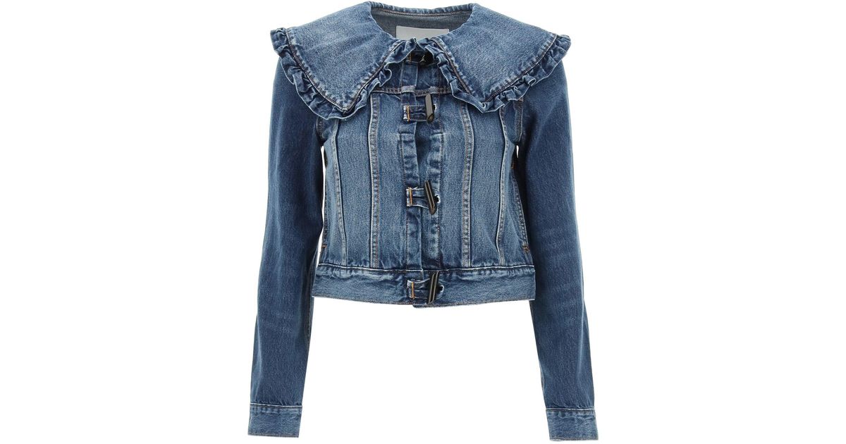 Ganni fringe jacket deals