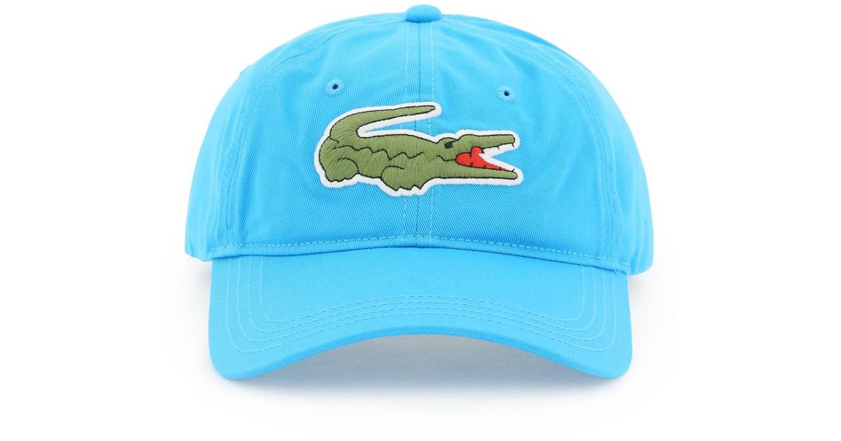 light blue lacoste hat