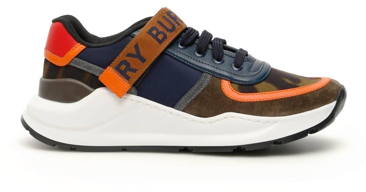 burberry sneakers orange