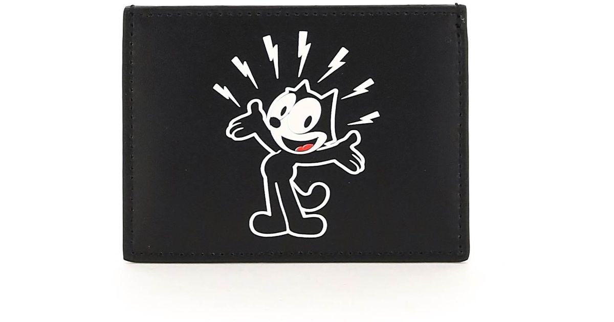 PORTACARTE IN PELLE FELIX THE CATNeil Barrett in Pelle da Uomo colore Nero  | Lyst
