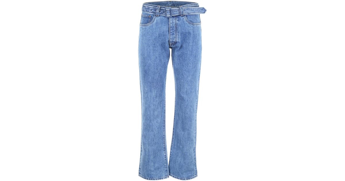 Prada Jeans With Triangle Logo in Blue for Men | Lyst
