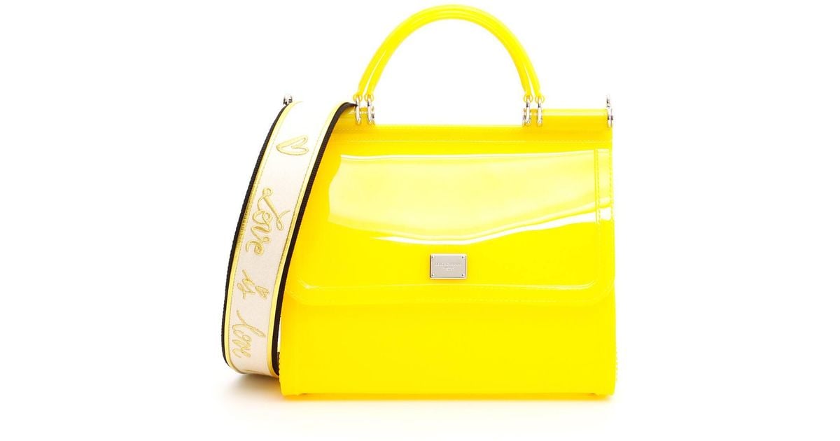 Dolce and hotsell gabbana pvc bag
