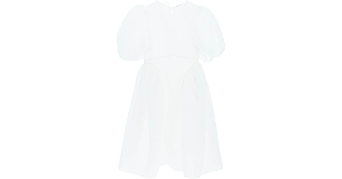 Cecilie Bahnsen 'fonda' Dress in White | Lyst