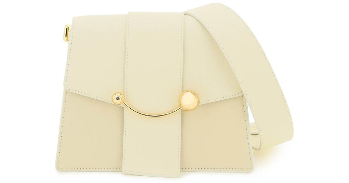 Strathberry Crescent Box Bag in Natural Lyst