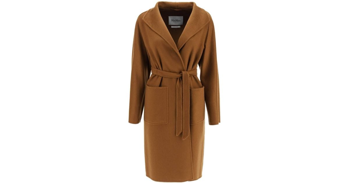 Max mara lilia cashmere wrap coat cheap