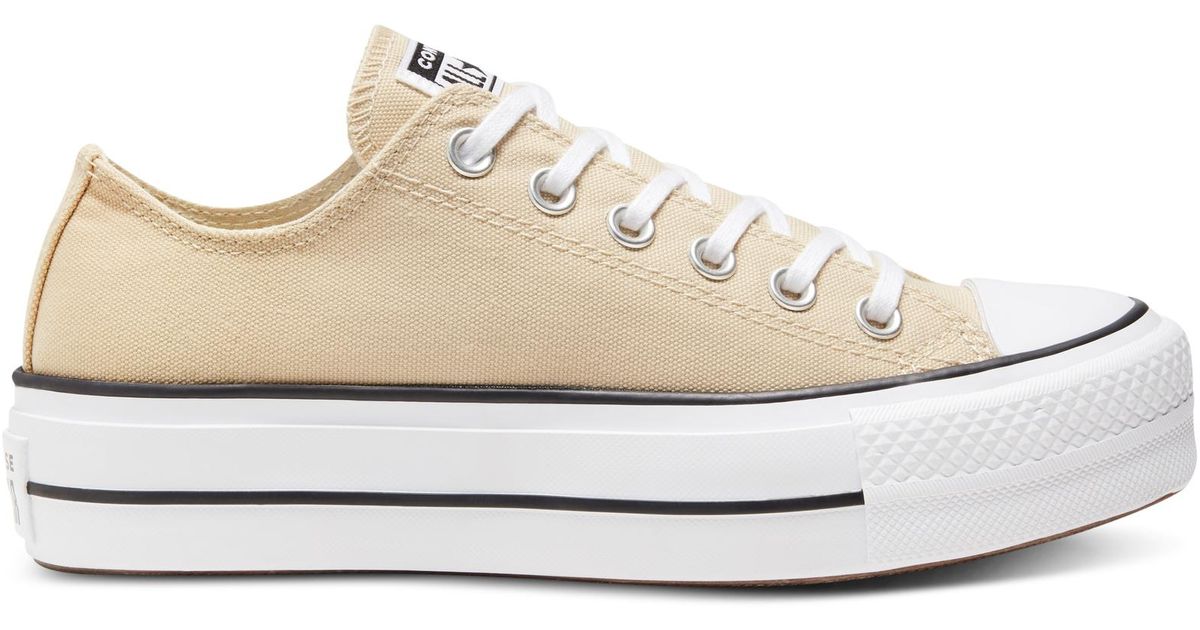 custom brown platform converse