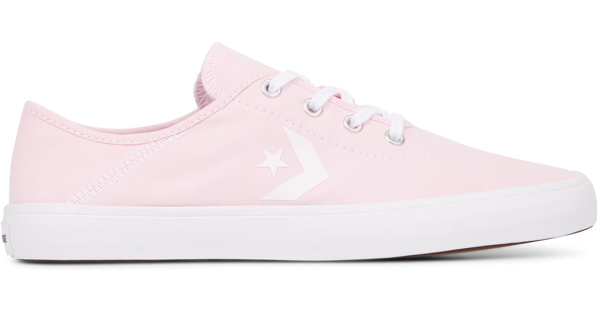 costa peached canvas low top