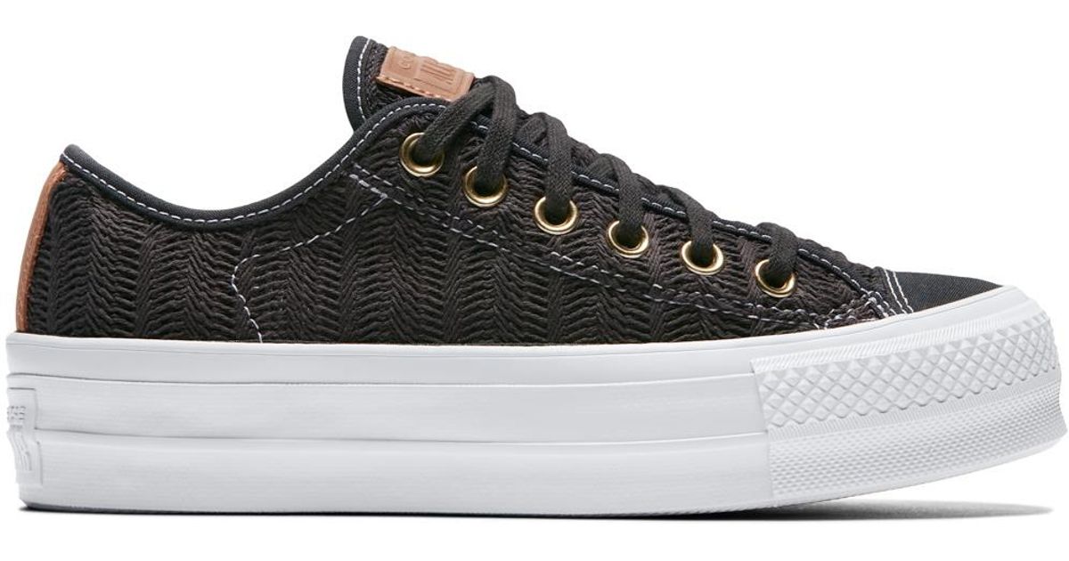 converse chuck taylor all star herringbone mesh lift high top