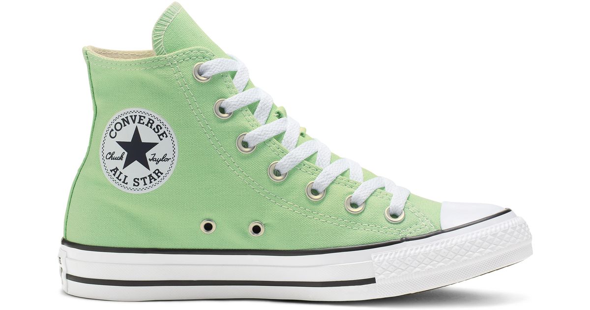 green converse high cut