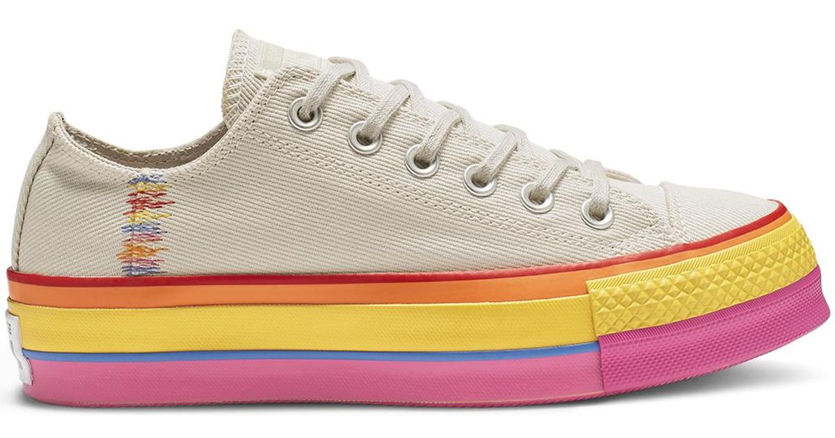 platform converse rainbow