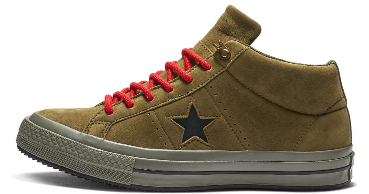 converse one star mid leather