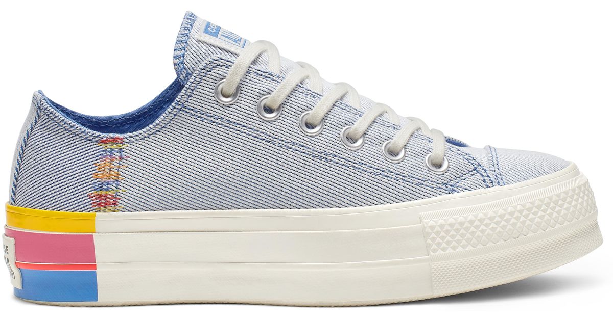 rainbow platform converse