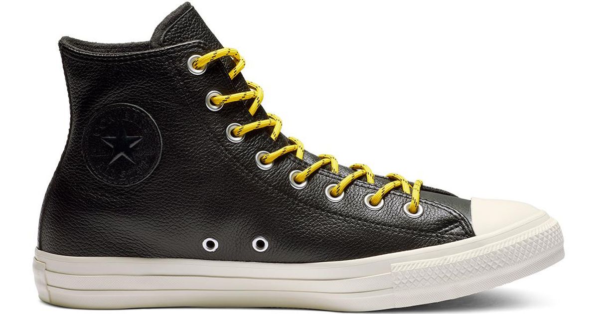 converse chuck taylor all star limo leather high top