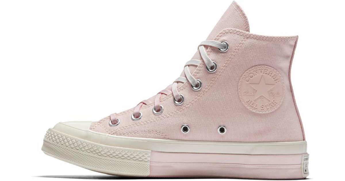 Converse Cotton Chuck 70 Super Color-block High Top Women's Shoe in Pink |  Lyst