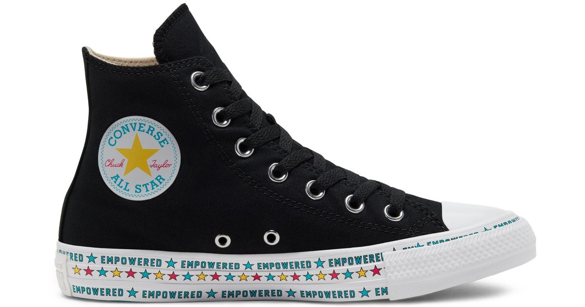 Converse Empowered By Her Chuck Taylor All Star in Black | Lyst