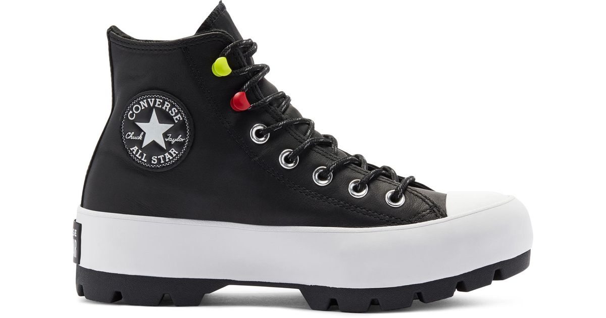Converse Chuck Taylor All Star Lugged Winter High Top in Black - Lyst